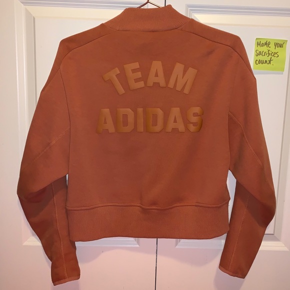 ORANGE ADIDAS VRCT CREW SWEATSHIRT - Picture 2 of 6